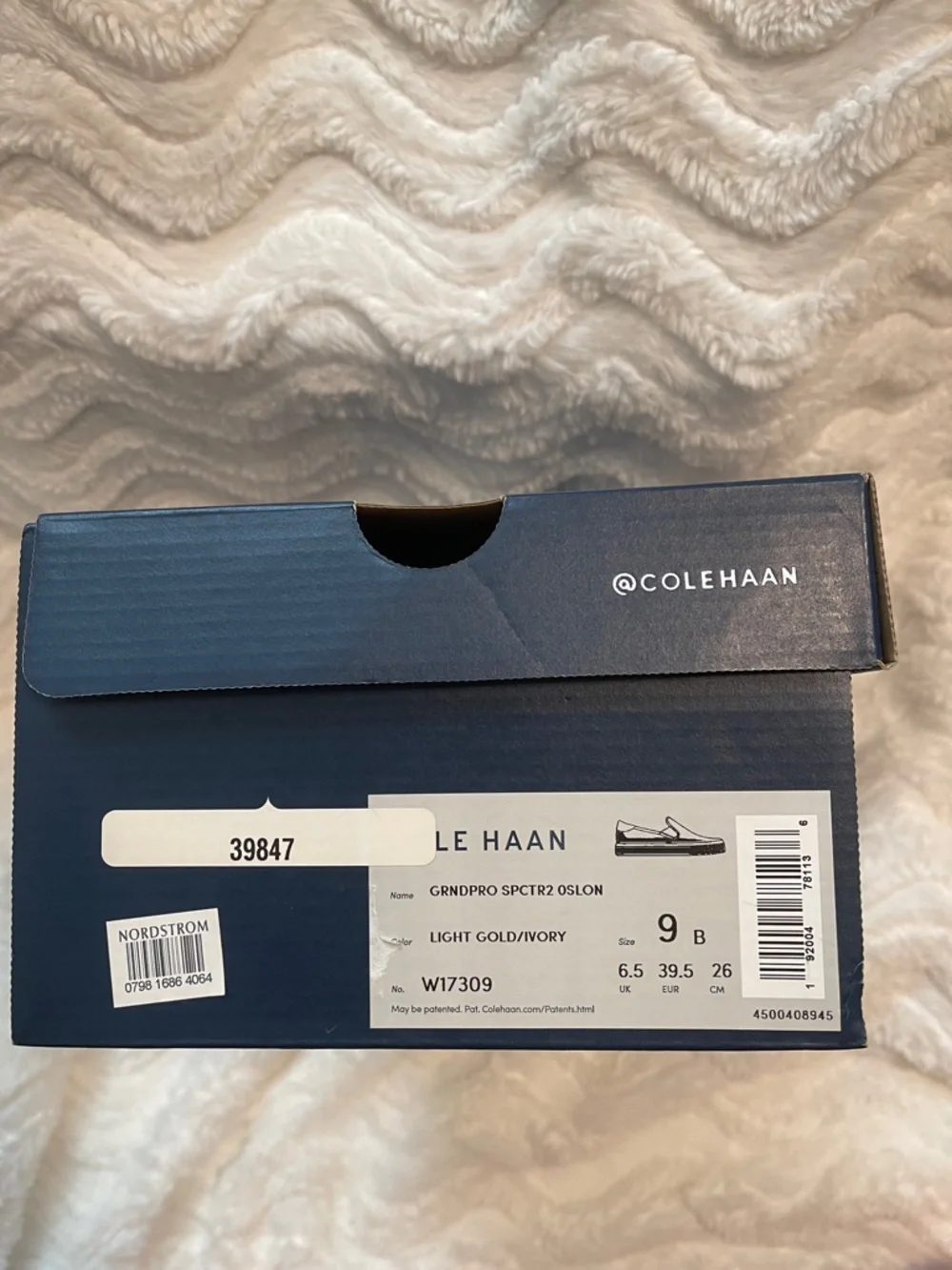 Cole Haan Gold Leather Slip-On Sneakers - Picture 15 of 16